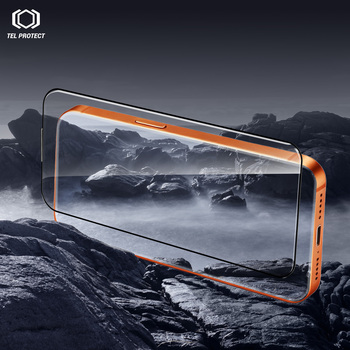 Tel Protect Dust-Free Easy Fit HD Titan Tempered Glass for Samsung Galaxy S25 black (with fingerprint unlock)