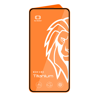 Hartowane szkło Tel Protect 10X HD Plus Titanium do Iphone 15 (koperta)