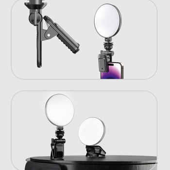 Blavec Lampa pierścieniowa Selfie Aura Mini LED P-60 klips (LPP60-KLB) czarna