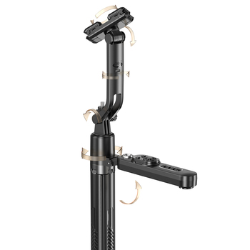 Blavec Selfie Stick Aluminium Move AI Q-01 Auto pop tripod + pilot 1,80 metra (SSAQ01-APTRB180) czarny