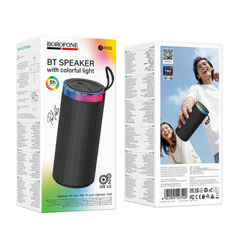 Borofone Głośnik Bezprzewodowy Bluetooth BR105 Loud czarny