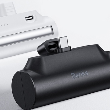 Benks Power bank 5000mAh PB15 Mini - Typ C - czarny