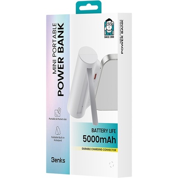 Benks Power bank 5000mAh PB15 Mini - Typ C - czarny