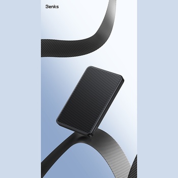 Benks Power Bank 10000mAh MP17 Aramid Fiber 600D - Typ C - magnetyczny z ładowaniem indukcyjnym