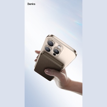 Benks Power Bank 10000mAh MP17 Aramid Fiber 600D - Typ C - magnetyczny z ładowaniem indukcyjnym