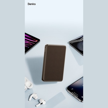 Benks Power Bank 10000mAh MP17 Aramid Fiber 600D - Typ C - magnetyczny z ładowaniem indukcyjnym