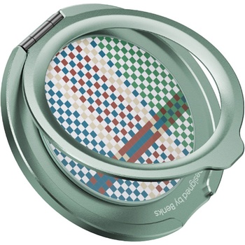 Benks Uchwyt Ring Grip Passion Green 600D magnetyczny czarny