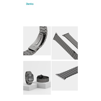 Benks Pasek Adjustable Titanium Watch Band do Apple Watch 42/44/45/49