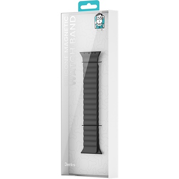Benks Pasek Magnetic Silicone Watch Band do Apple Watch 38/40/41 beżowy