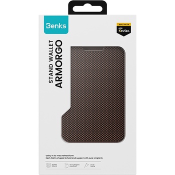 Benks Podstawka Wallet Magnetic ArmorGo Kevlar Gold