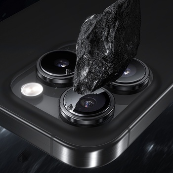 Benks Hartowane szkło Glass Warrior Lens Protector na aparat do Iphone 16/16 Plus (obiektyw 2 sztuki) srebrne