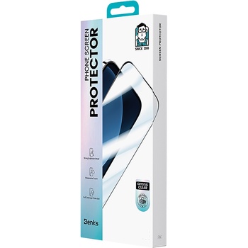 Benks Hartowane szkło Ultra Shield HD Glass (AA67) do Iphone 17/16 Pro czarne