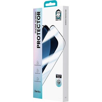 Benks Hartowane szkło Joy Touch Matte Glass (M070) do Iphone 17 Pro Max czarne
