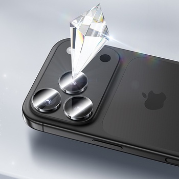 Benks Hartowane szkło Glass Warrior Lens Protector na aparat do Iphone 17 Pro/17 Pro Max (obiektyw 3 sztuki) przezroczyste