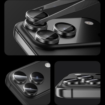 Benks Hartowane szkło Glass Warrior Metal Lens Protector na aparat do Iphone 17 Air (obiektyw 1 sztuka) czarne