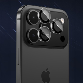 Benks Hartowane szkło DR Sapphire Lens Protector na aparat do Iphone 17 Pro/17 Pro Max (obiektyw 3 sztuki) czarne