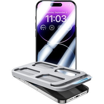 Benks Hartowane szkło Glass Warrior HD do Iphone 14 Pro Max czarne
