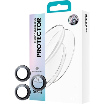Benks Hartowane szkło Glass Warrior Lens Protector na aparat do Iphone 17 (obiektyw 2 sztuki) jasnoniebieskie