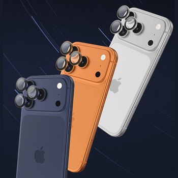 Benks Hartowane szkło DR Sapphire Lens Protector na aparat do Iphone 17 Pro/17 Pro Max (obiektyw 3 sztuki) niebieskie