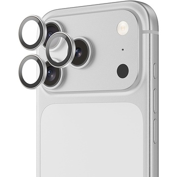Benks Hartowane szkło DR Sapphire Lens Protector na aparat do Iphone 17 Pro/17 Pro Max (obiektyw 3 sztuki) srebrne