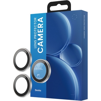Benks Hartowane szkło DR Sapphire Lens Protector na aparat do Iphone 17 Pro/17 Pro Max (obiektyw 3 sztuki) srebrne