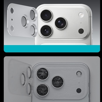 Benks Hartowane szkło Glass Warrior Metal Integrated Lens Protector (C069) do Iphone 17 Pro (obiektyw 3 sztuki) pomarańczowe