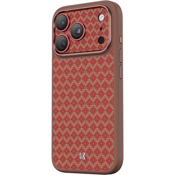 Benks Hartowane szkło Armor Warrior Lens (OR69) do Iphone 17 Pro ArmorGrid pomarańczowy (wyspa)