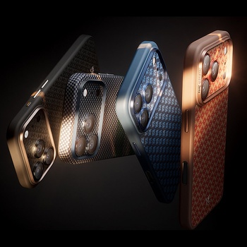 Benks Hartowane szkło Armor Warrior Lens (OR69) do Iphone 17 Pro ArmorGrid pomarańczowy (wyspa)