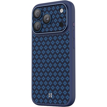 Benks Hartowane szkło Armor Warrior Lens (BE69) do Iphone 17 Pro ArmorGrid niebieski (wyspa)