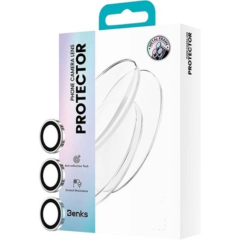 Benks Hartowane szkło Glass Warrior Lens Protector na aparat do Samsung Galaxy S26/S26 Plus (obiektyw 3 sztuki) przezroczyste