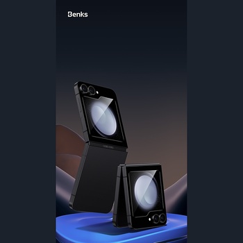 Benks Hartowane szkło Glass Warrior HD do Samsung Galaxy Z Flip 6 czarne