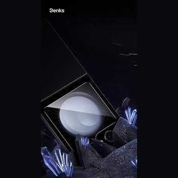 Benks Hartowane szkło Glass Warrior HD do Samsung Galaxy Z Flip 6 czarne