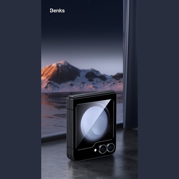 Benks Hartowane szkło Glass Warrior HD do Samsung Galaxy Z Flip 6 czarne