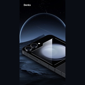 Benks Hartowane szkło Glass Warrior HD do Samsung Galaxy Z Flip 6 czarne