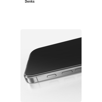 Benks Hartowane szkło GlassWarrior Screen Protector do Iphone 16 Pro czarne