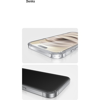 Benks Hartowane szkło GlassWarrior Screen Protector do Iphone 16 Pro czarne