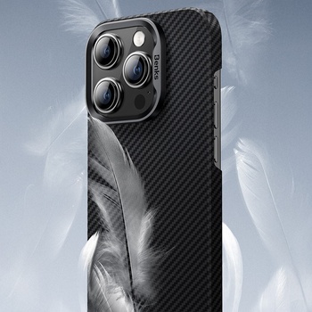 Benks Etui Magnetic Armor Air Kevlar Metal Frame 600D do Iphone 15 Plus czarny
