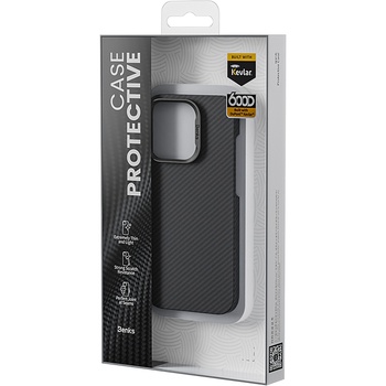 Benks Etui Magnetic Armor Air Kevlar Metal Frame 600D do Iphone 15 Plus czarny