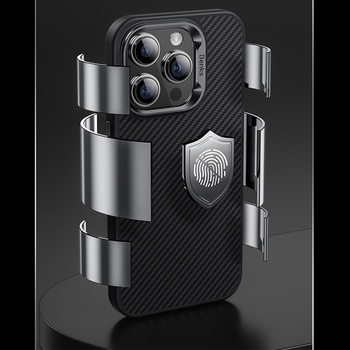 Benks Etui Magnetic Hybrid Armor Pro Kevlar Metal Frame 600D do Iphone 15 Plus czarny