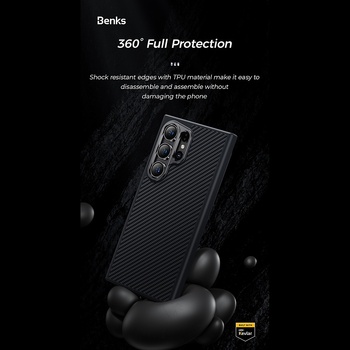 Benks Etui Magnetic Armor Pro Kevlar 600D (0041) do Samsung Galaxy S24 Plus czarny