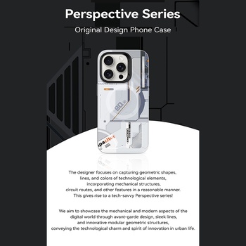 Benks Etui Magnetic Mecha Series do Iphone 15 Pro Max biały