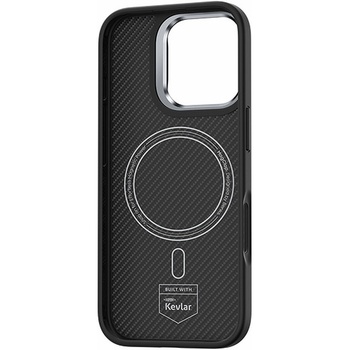 Benks Etui Magnetic Armor Pro Kevlar Metal Frame 600D do Iphone 16 Plus czarny