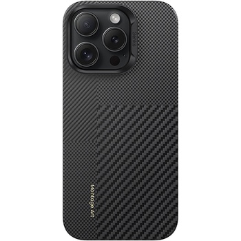 Benks Etui Montage Magnetic Armor Air Kevlar PC Frame 600D+1500D (M064) do Iphone 16 Plus czarny