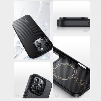 Benks Etui Montage Magnetic Armor Pro Kevlar Metal Frame 600D+1500D do Iphone 16 Plus czarny
