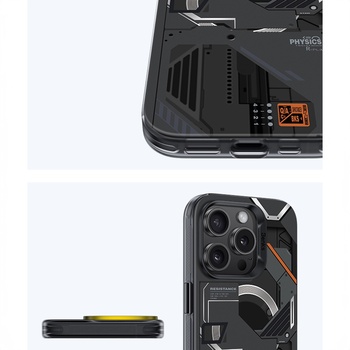Benks Etui Magnetic Mecha Series do Iphone 16 Plus czarny