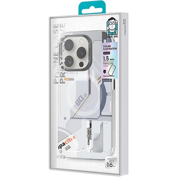Benks Etui Magnetic Mecha Series do Iphone 16 Plus biały