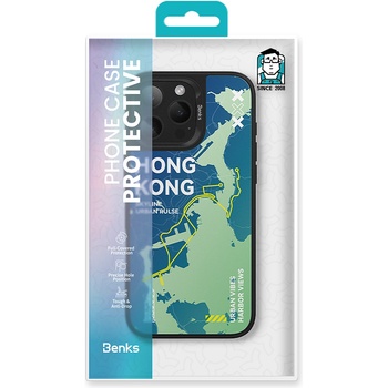 Benks Etui Dynamic City Hong Kong do Iphone 16 Pro Max