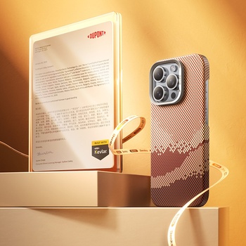 Benks Etui Magnetic Golden Tide Kevlar 600D do Iphone 16 Pro