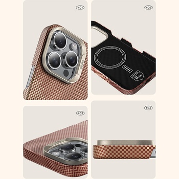 Benks Etui Magnetic Golden Tide Kevlar 600D do Iphone 16 Pro