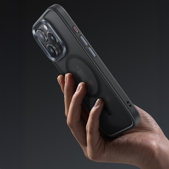 Benks Etui Magnetic Mist Metal Frame do Iphone 16 tytan